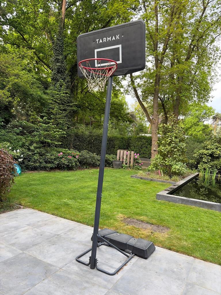 Tarmak Verstelbare Basketbalpaal 3.05-3.30m, Ophalen, Gebruikt, Ring, Bord of Paal