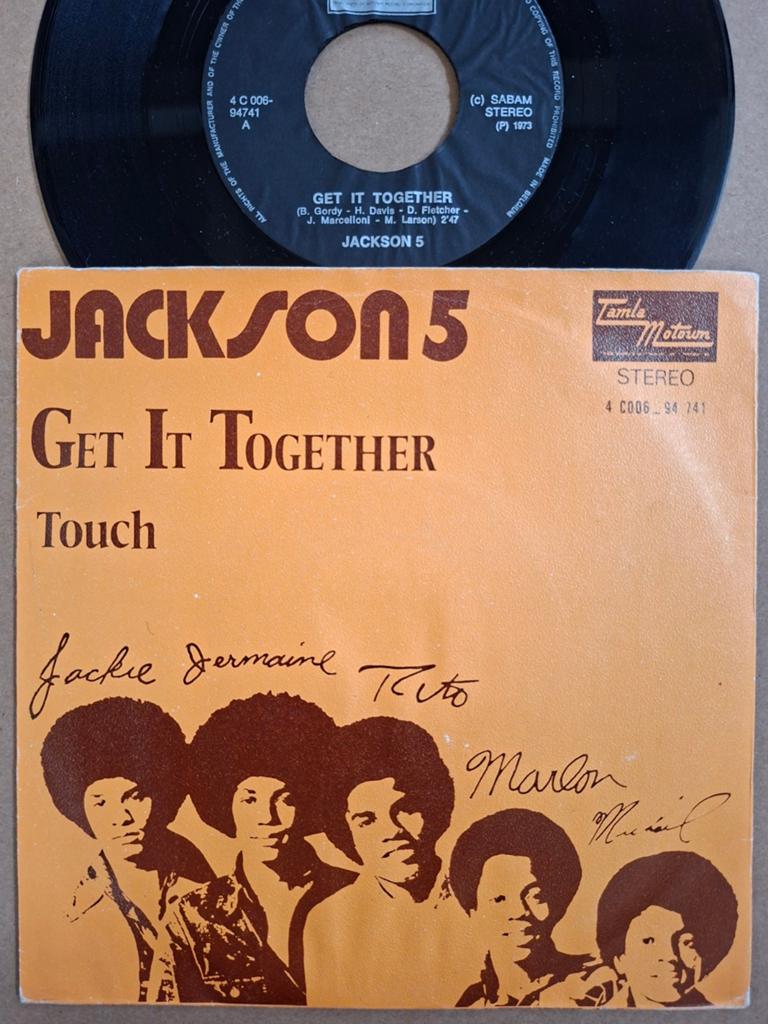 Jackson 5 - Get it together   1973 Belgie, Cd's en Dvd's, Vinyl Singles, Ophalen of Verzenden, Zo goed als nieuw, Pop