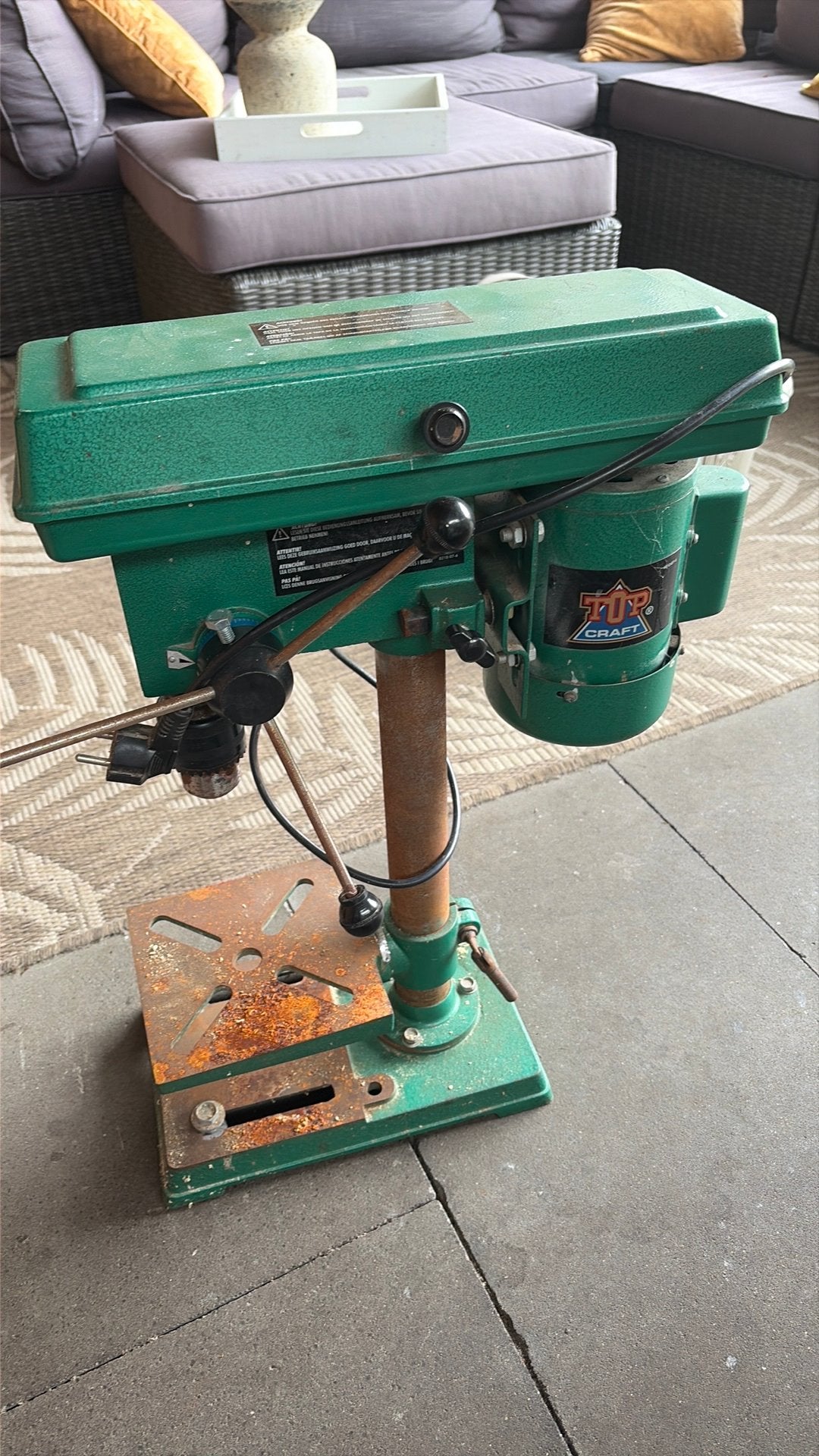 Top craft collomboormachine, Doe-het-zelf en Verbouw, Gereedschap | Boormachines, Gebruikt, Variabele snelheid, Ophalen of Verzenden