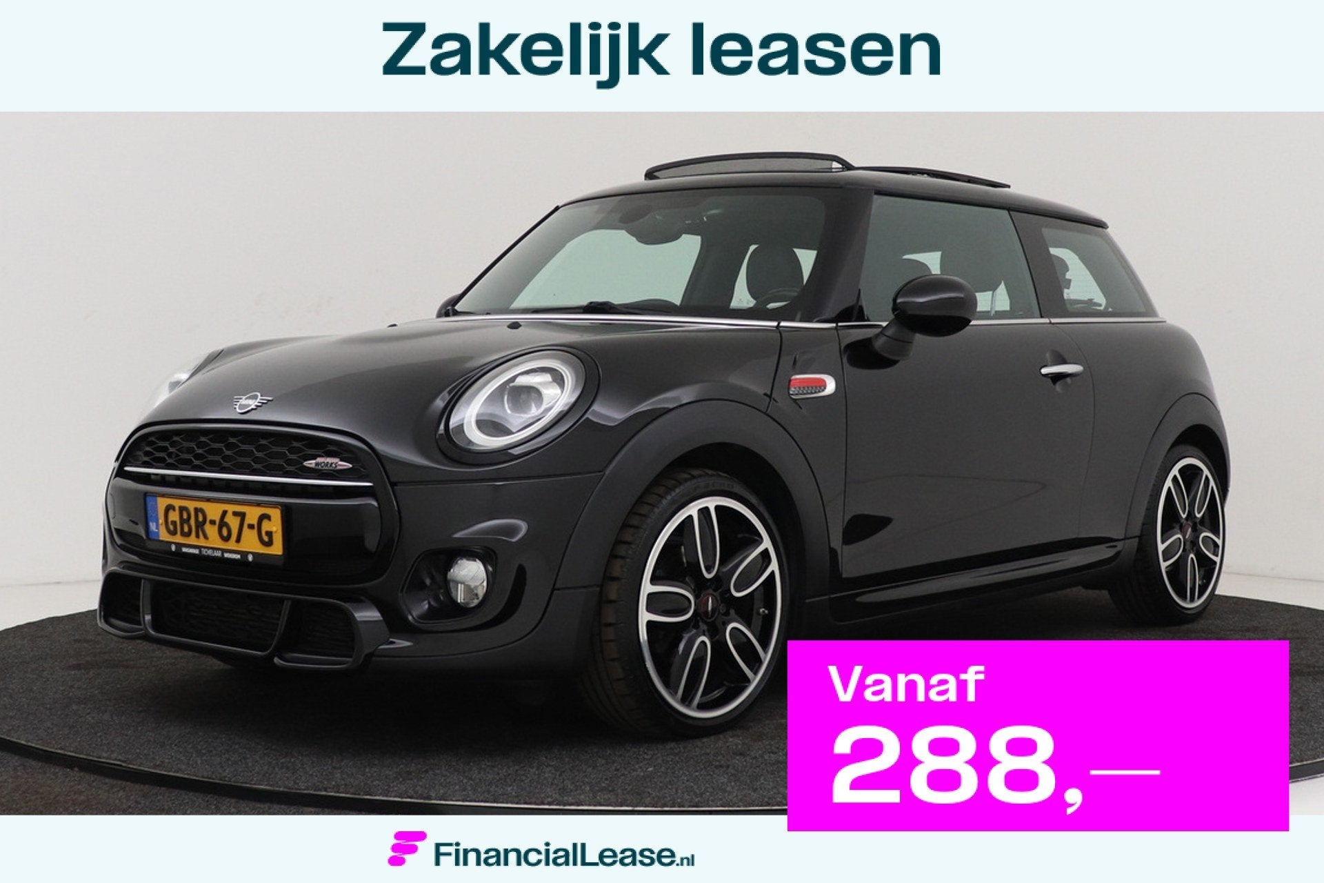 Mini 3-Deurs 1.5 Cooper Chili | JCW Pakket | Panoramadak | C, Voorwielaandrijving, 136 pk, Gebruikt, 4 stoelen