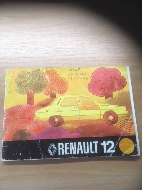 Renault 12 Bedienings- en Onderhoudsboekje   (1970-1975)  NL, Ophalen of Verzenden