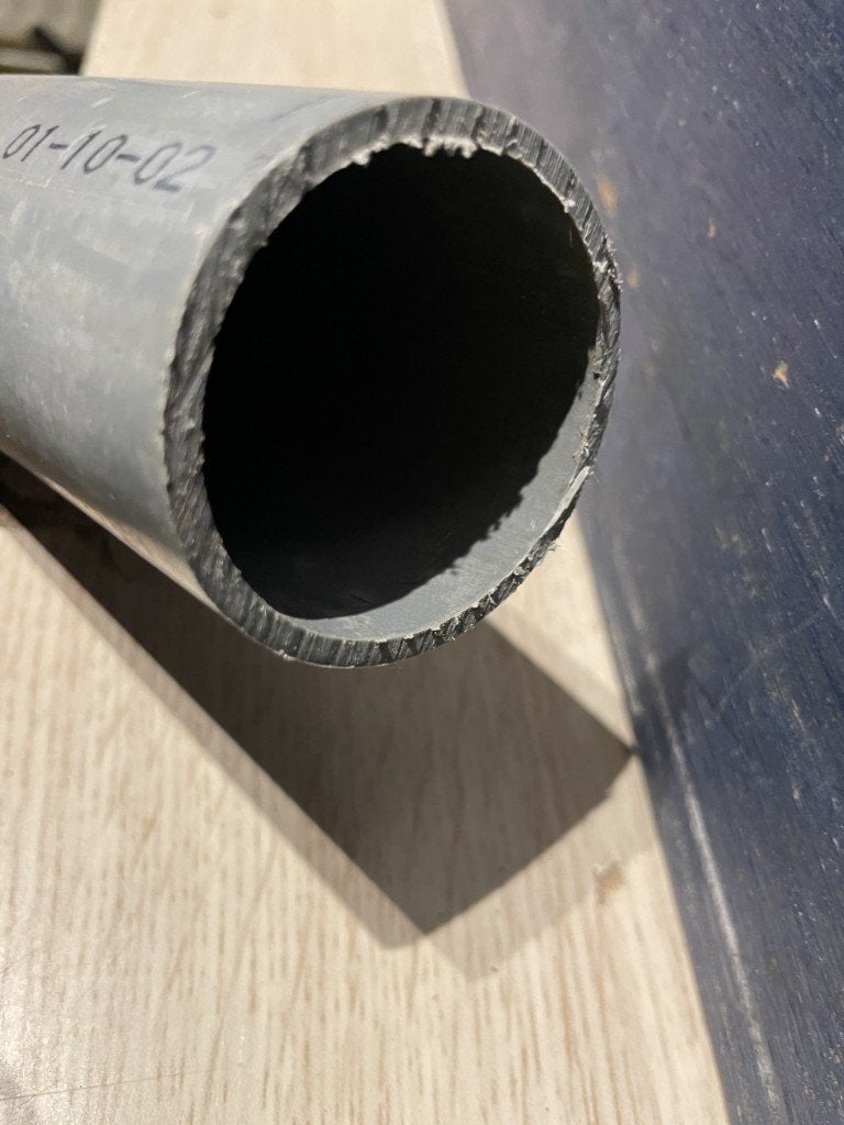 Nr.150: Rioolbuis PVC, dikwandig 50 mm, lengte 2x2 meter, Ophalen, Pvc, 2 tot 4 meter, Nieuw