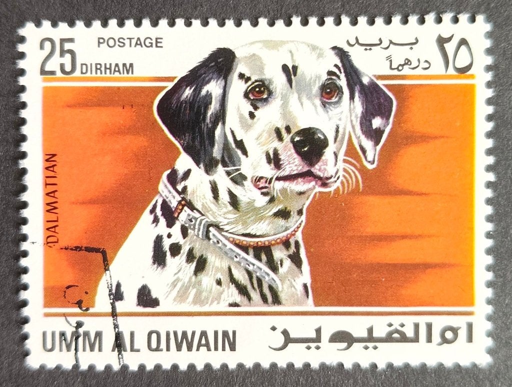 UMM-Al -QAIWAIN - Dalmatiër, Verzenden, Gestempeld, Midden-Oosten