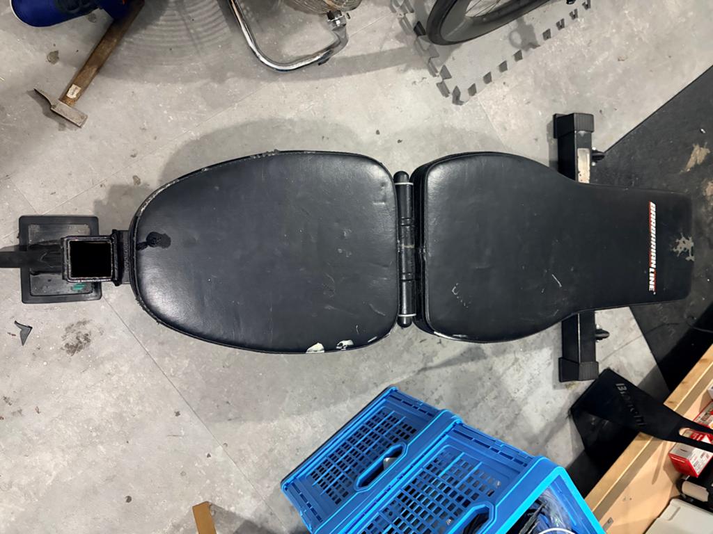 Multi Bench - Barbarian Line - Verstelbaar en uitbreidbaar, Sport en Fitness, Ophalen, Gebruikt, Borst, Fitnessbank
