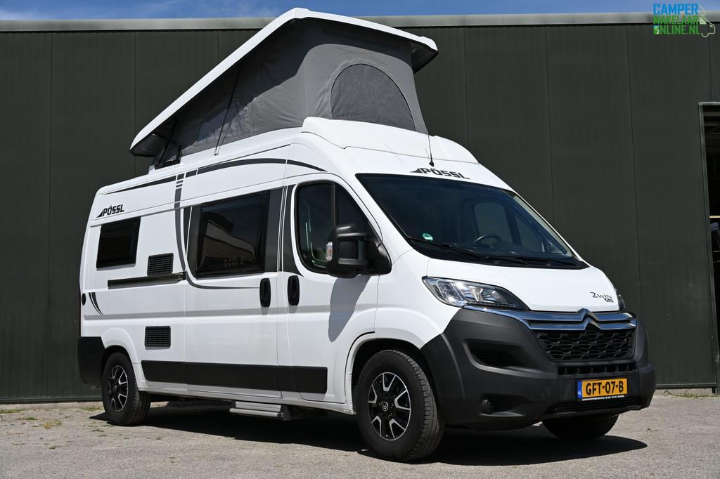 Pössl 2Win Plus 600 |2019|Slaapdak|4pers|Trekhaak|Voortent, Caravans en Kamperen, Campers, Ringverwarming, Pössl, Bedrijf, Verwarmde buitenspiegels