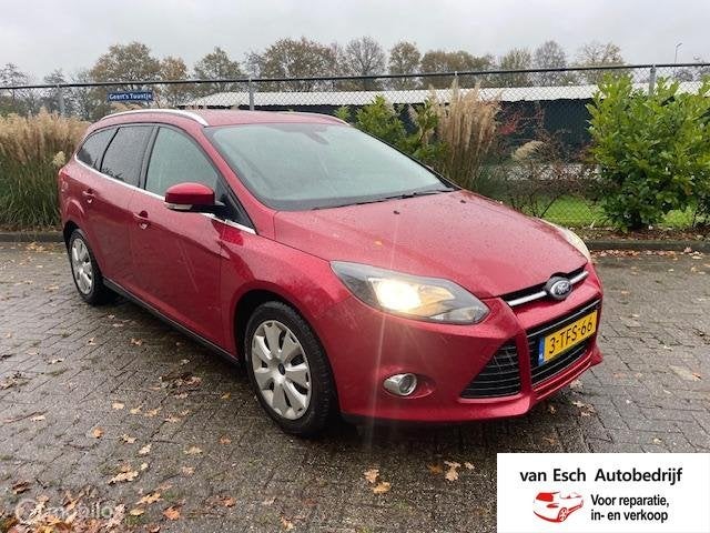 Ford Focus Wagon 1.0 EcoBoost I zeer nette auto I navi, crui, Euro 5, Gebruikt, Zwart, Origineel Nederlands