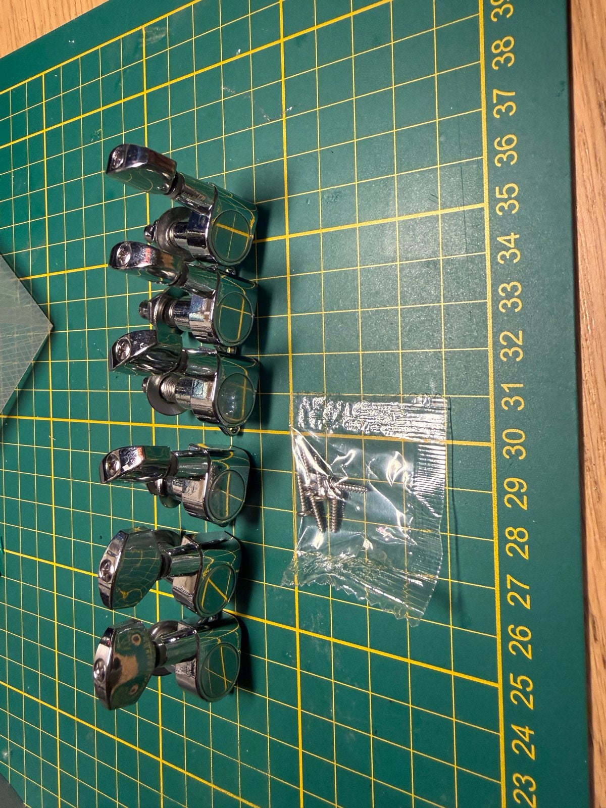 Gitaar stemmechanieken - Set van 6 -reverse headstock of LH, Ophalen, Gebruikt, Elektrische gitaar
