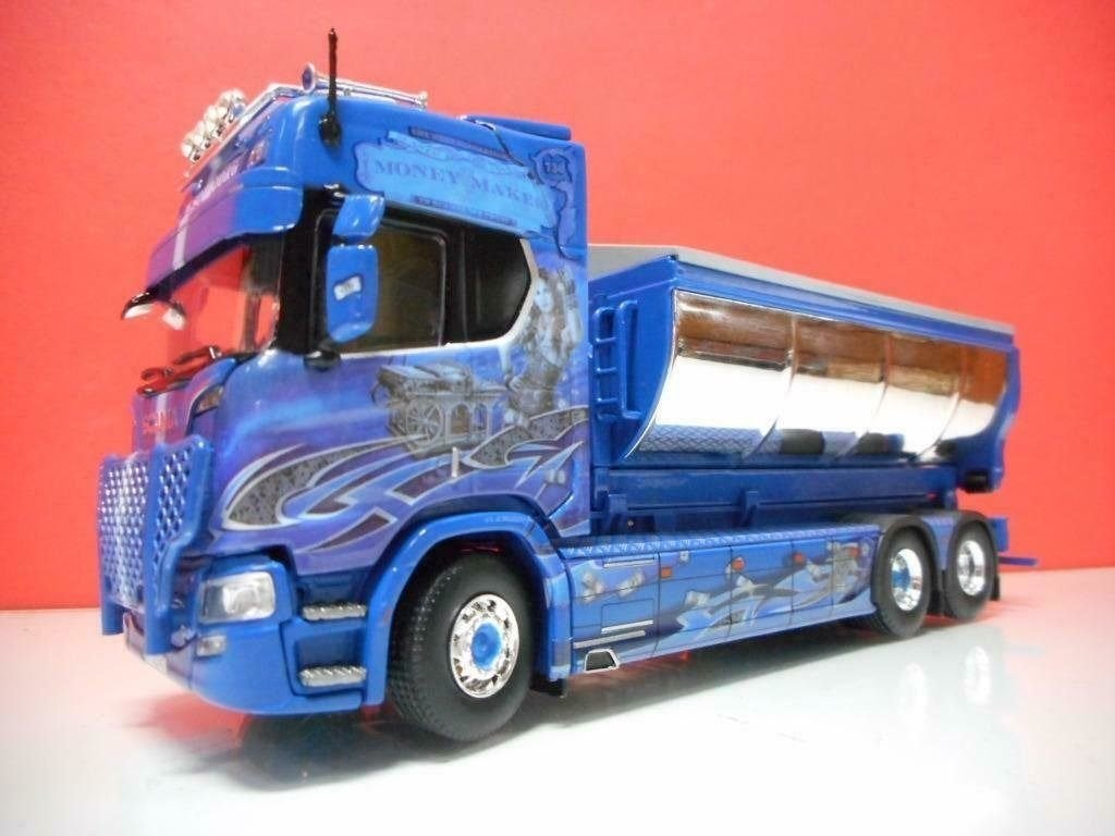 TEKNO SCANIA SOLBJORG MONEY MAKER, NOORWEGEN 76506, Hobby en Vrije tijd, Modelauto's | 1:50, Ophalen of Verzenden, Nieuw, Bus of Vrachtwagen