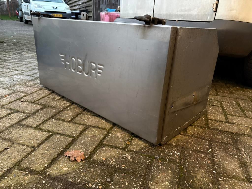 RVS Hobur disselkist / gereedschapskist aanhanger 100x50cm, Ophalen, A, A, A