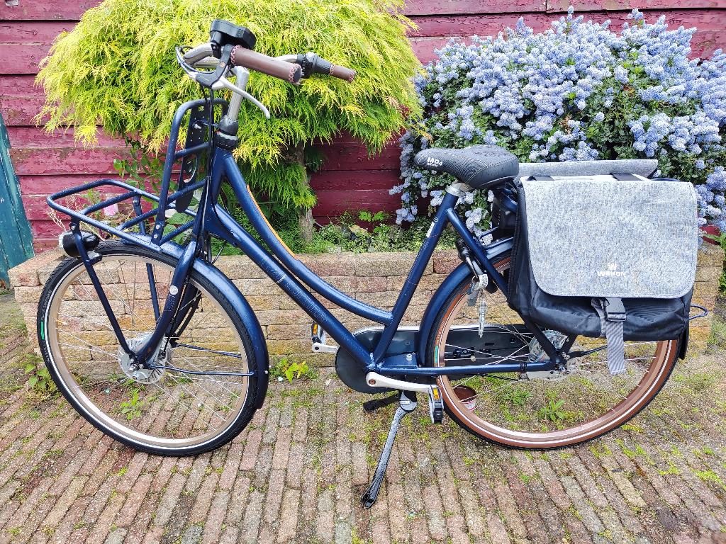Elektrische Cortina U4,echt goede fiets met nieuwe accu., Gebruikt, Ravensburgstraat 8 8028 PZ Zwolle, Info@kruitbosch.nl, Kruitbosch Zwolle B.V.