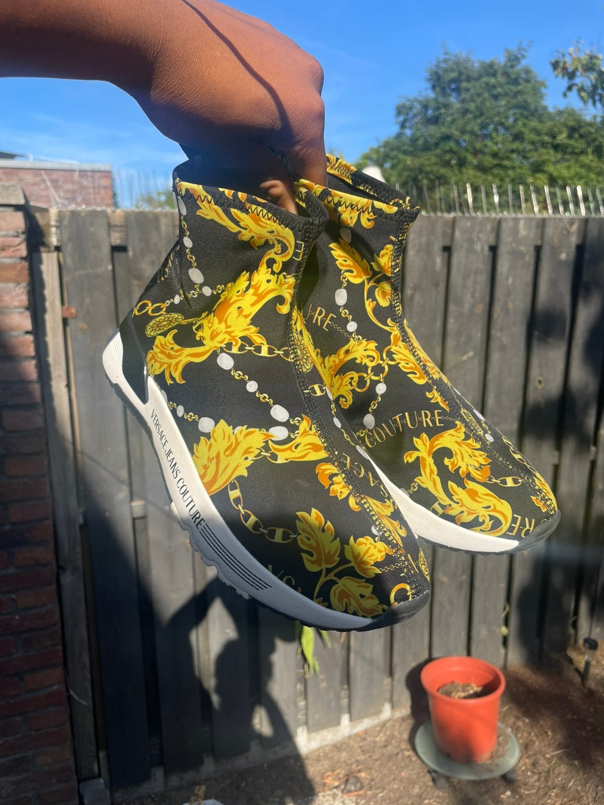 Versace couture schoen, Kleding | Dames, Schoenen, Overige kleuren, Nieuw, Ophalen of Verzenden, Sneakers of Gympen
