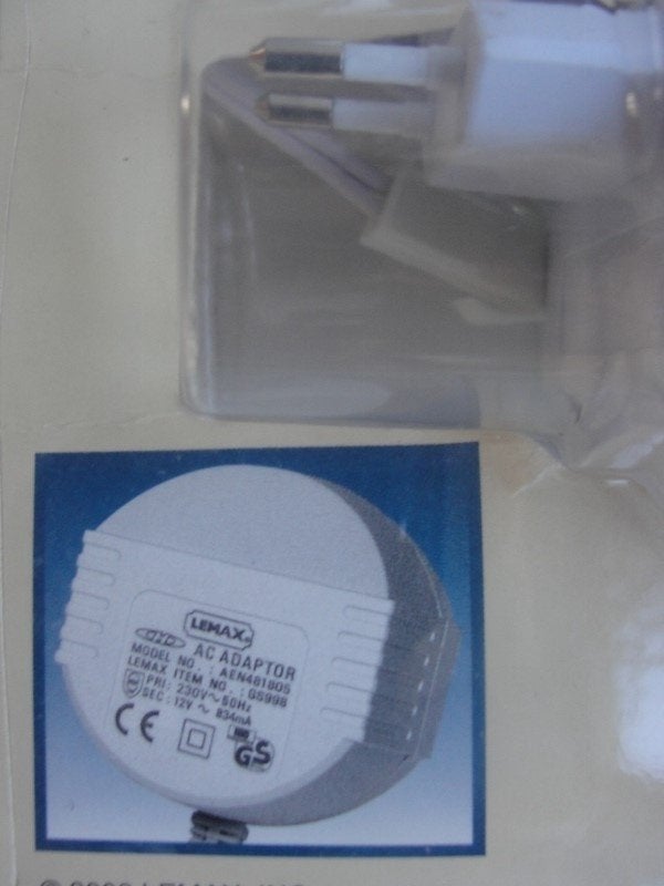 Lemax 3-weg lamp adapter, Ophalen of Verzenden, Zo goed als nieuw