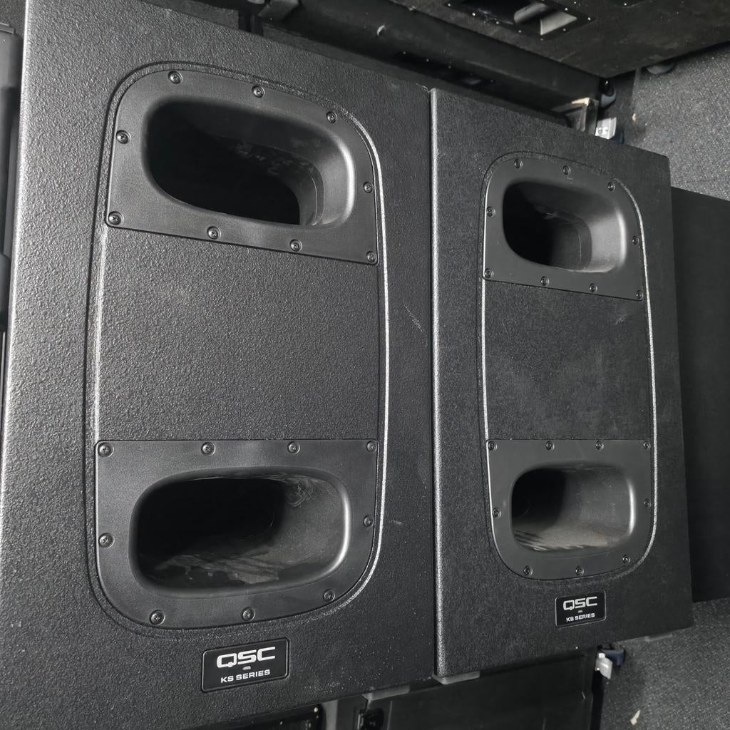 QSC  KS112   SUBWOOFER   2000 watt   actief, Overige merken, Gebruikt, Subwoofer, Ophalen of Verzenden
