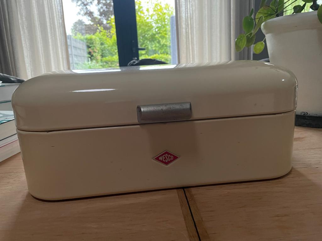 Wesco broodtrommel, Beige, Gebruikt, Ophalen of Verzenden, Broodtrommel
