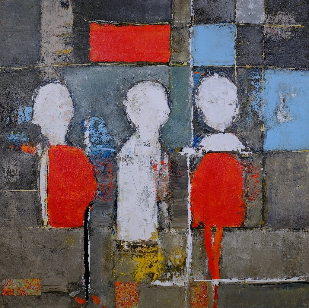 abstract schilderij, Ophalen
