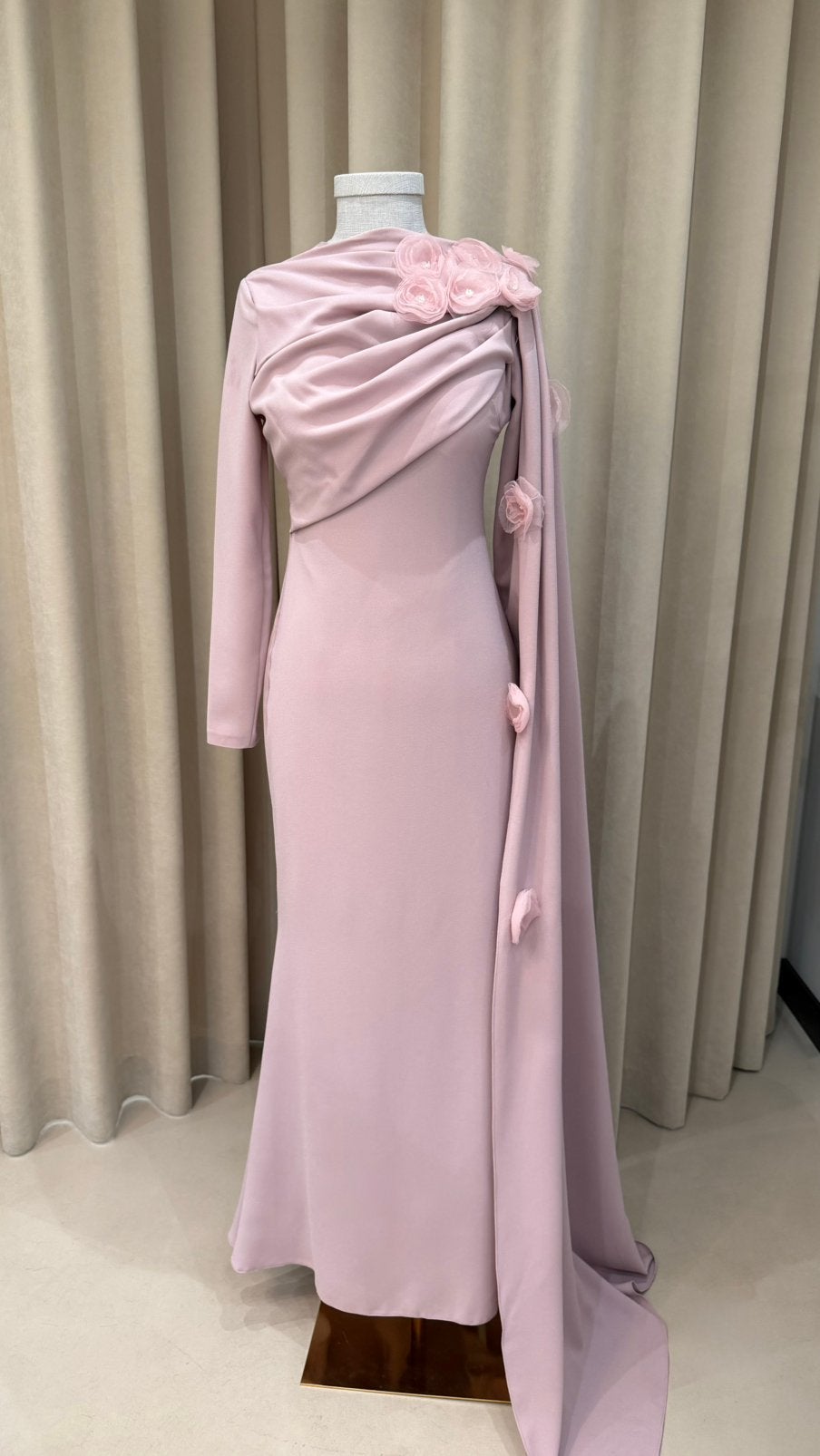 Evening dress, Galajurk, Verzenden, Zo goed als nieuw, Roze