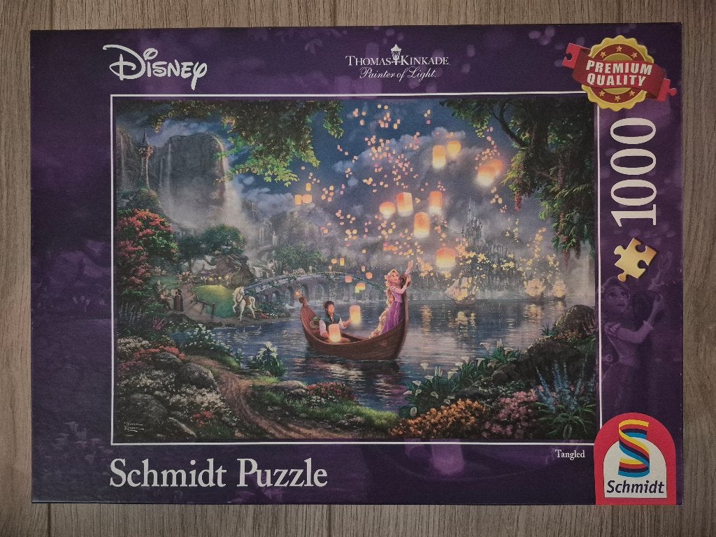 Schmidt puzzel 1000 stukjes - Disney Tangled, Ophalen, 500 t/m 1500 stukjes, Gebruikt, Legpuzzel