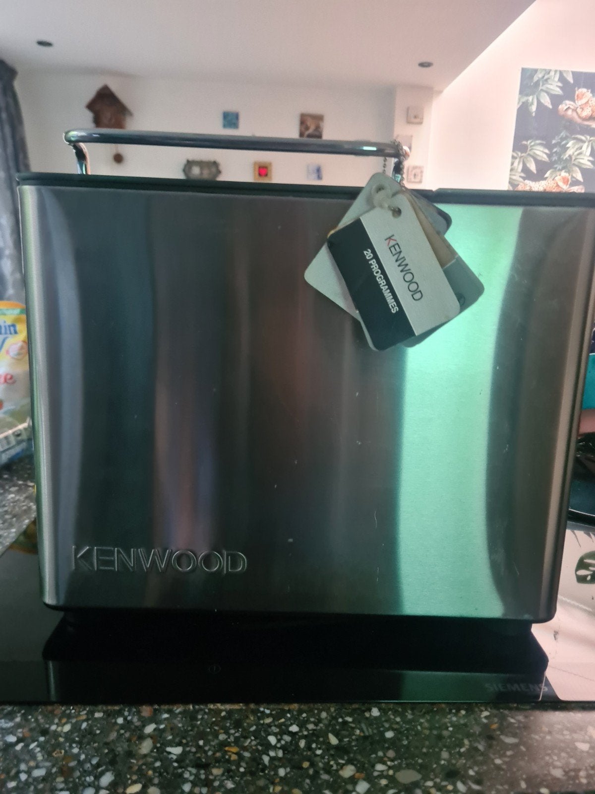 Kenwood Broodbakmachine met 20 programma's, Witgoed en Apparatuur, Broodbakmachines, Zo goed als nieuw, Met timer, 800 tot 1200 gram deeg