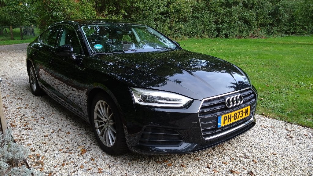 Audi A5 2.0 Tfsi 191PK Sportback S-tr 2017 Zwart, Auto's, Automaat, Stof, 1984 cc, 1435 kg