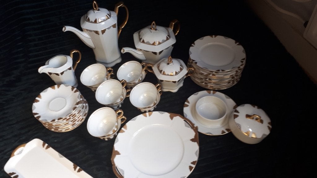Foto 4 van Art deco koffie en thee servies