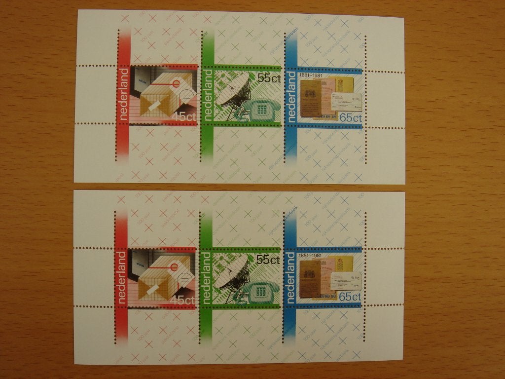 NVPH 1223 PTT-diensten Bloc 2x , Ophalen of Verzenden, Na 1940, Postfris