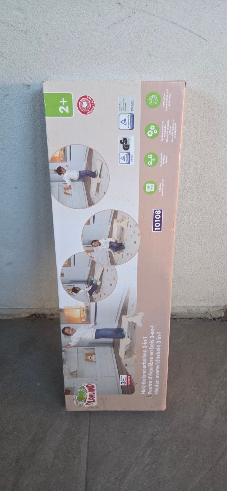 Nieuwe Playland Houten Evenwichtsbalk 3-in-1, Ophalen