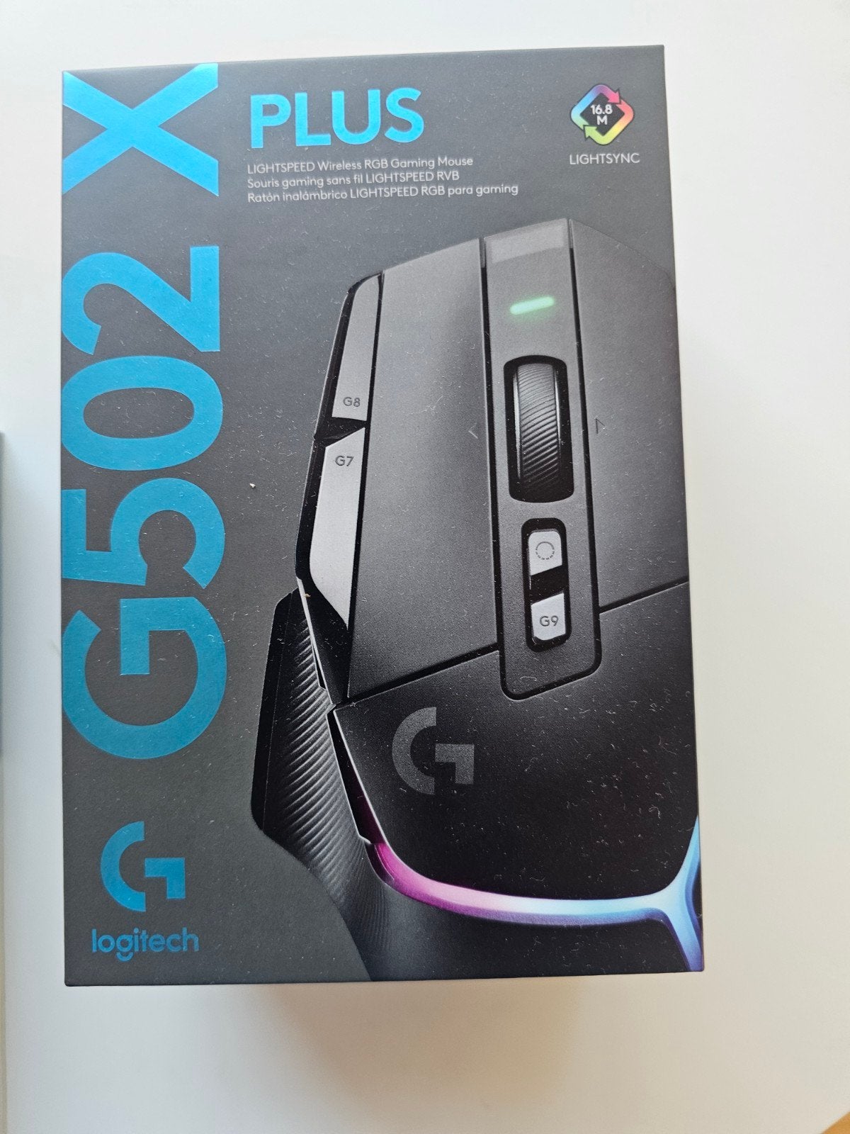 Logitech G502 X PLUS Draadloze Gaming Muis met RGB, Muis, Ophalen of Verzenden, Zo goed als nieuw, Draadloos