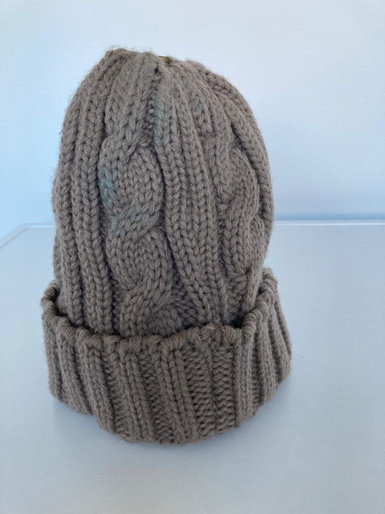 Nieuw Warme gebreide muts met teddy voering, Ophalen of Verzenden, Nieuw, Maat 38/40 (M), Muts