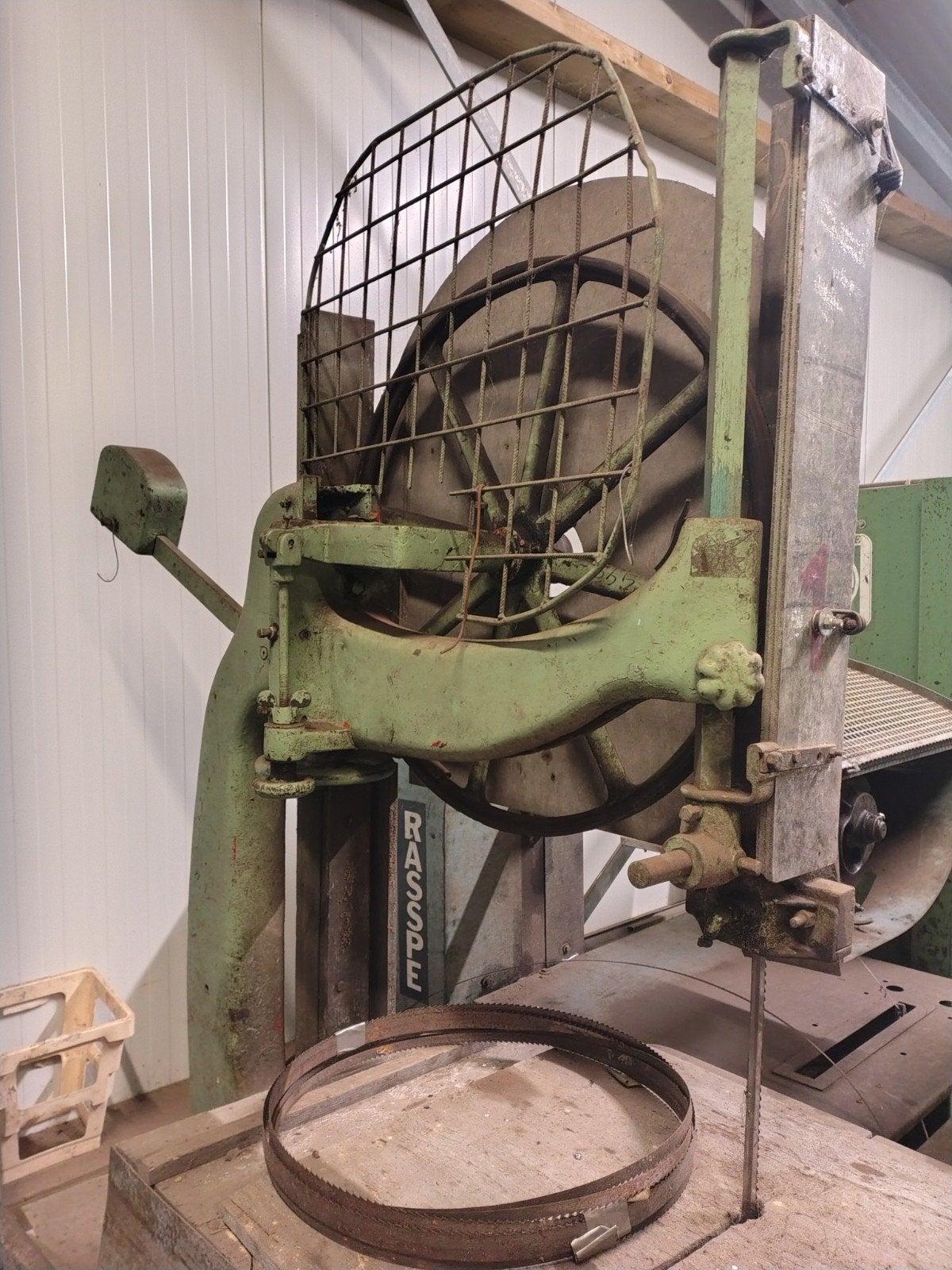 Lintzaag - Robuuste Industriële Zaagmachine, Ophalen, Gebruikt, Rasspe, 70 mm of meer