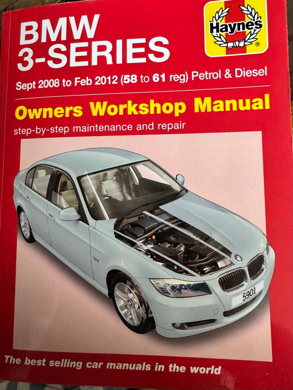 Haynes BMW 3-Serie Werkplaatshandboek (2008-2012), Boeken, Ophalen of Verzenden, Gelezen, BMW