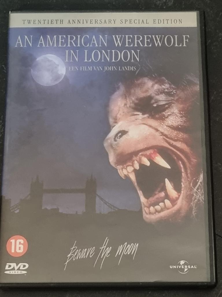 An American Werewolf in London - Special Edition DVD, Cd's en Dvd's, Dvd's | Horror, Zo goed als nieuw, Monsters, Vanaf 16 jaar