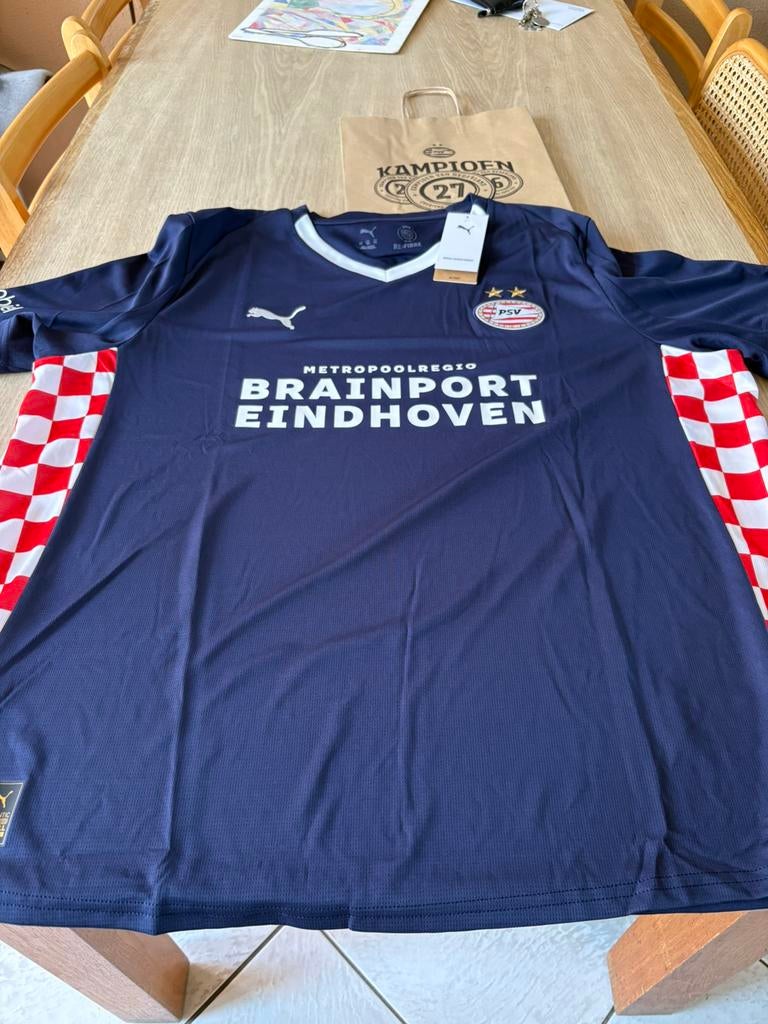 PSV uit-shirt seizoen 25-26 (XXL), Blauw, Nieuw, Overige maten, Ophalen of Verzenden