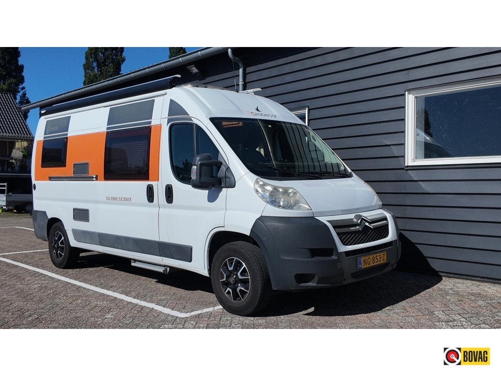 Pössl Globecar Globescout buscamper, arico, busbike, Chemisch toilet, Koelkast, Pössl, Bedrijf