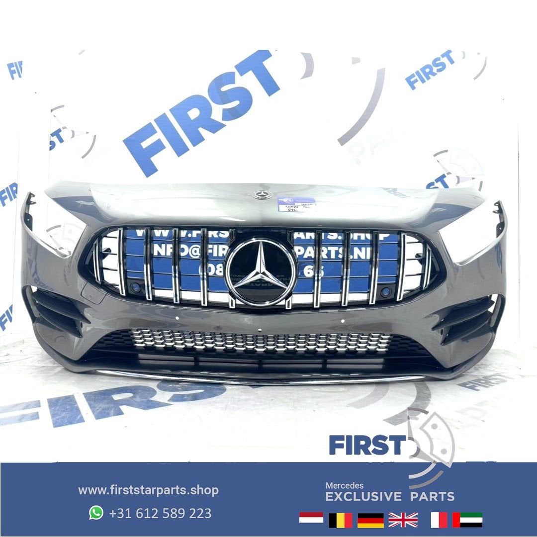 W177 A35 AMG Voorbumper Mercedes A Klasse 2018-2023 Compleet, Gebruikt, -, Voor, Ophalen of Verzenden