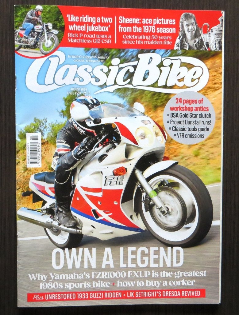 Tijdschrift Classic Bike - uitgave Augustus 2026, Verzenden, Zo goed als nieuw, Algemeen
