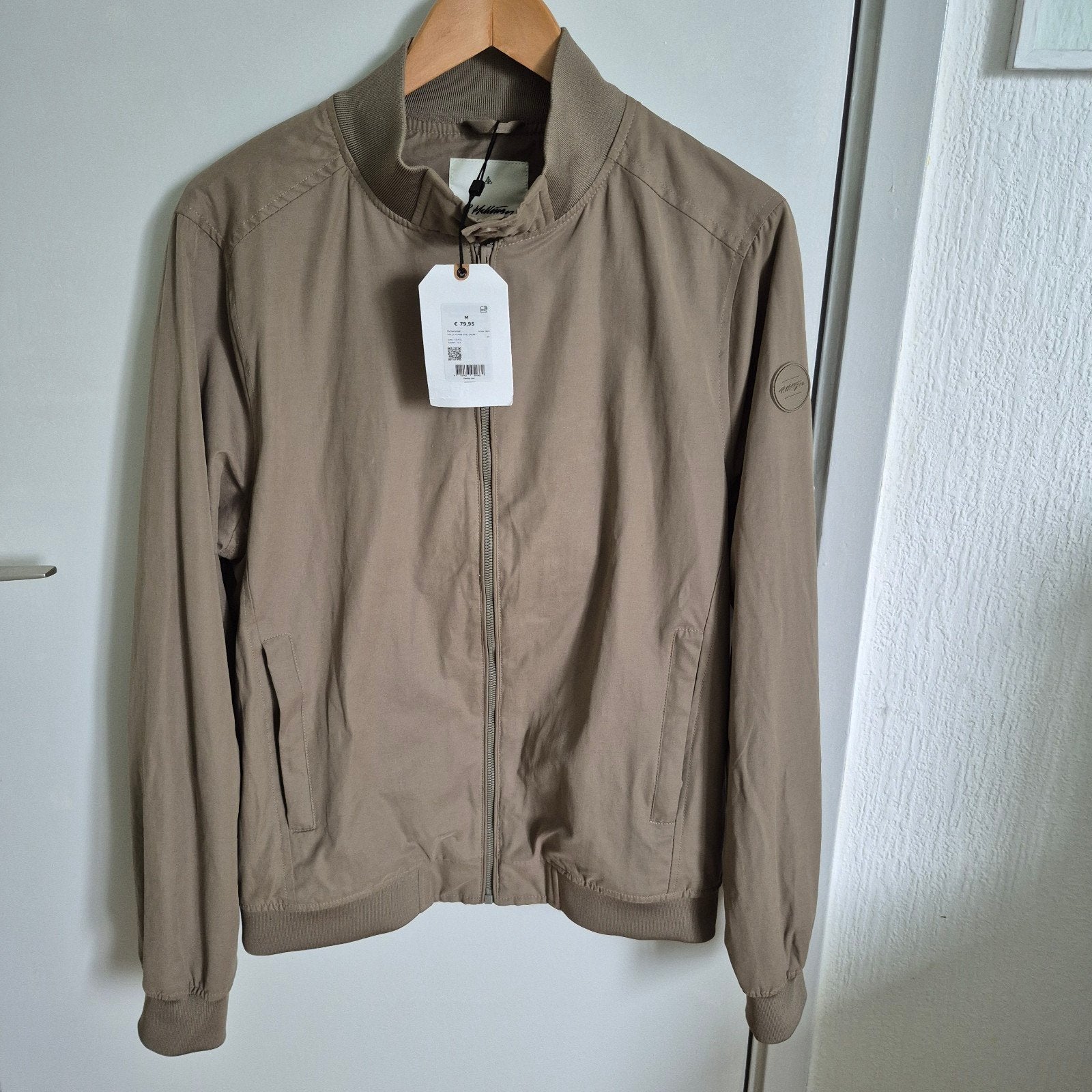 Nieuwe HALLINGER dames herfst jas, bruingroenachtig, maat M, Ophalen of Verzenden, Nieuw, Maat 38/40 (M)