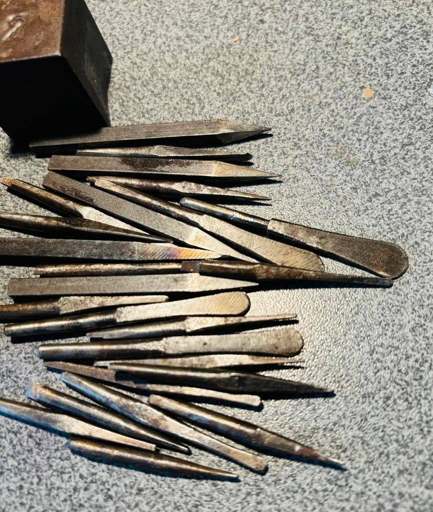 Graveurs ponsjes voor de handgraveur, Ophalen of Verzenden, Zo goed als nieuw