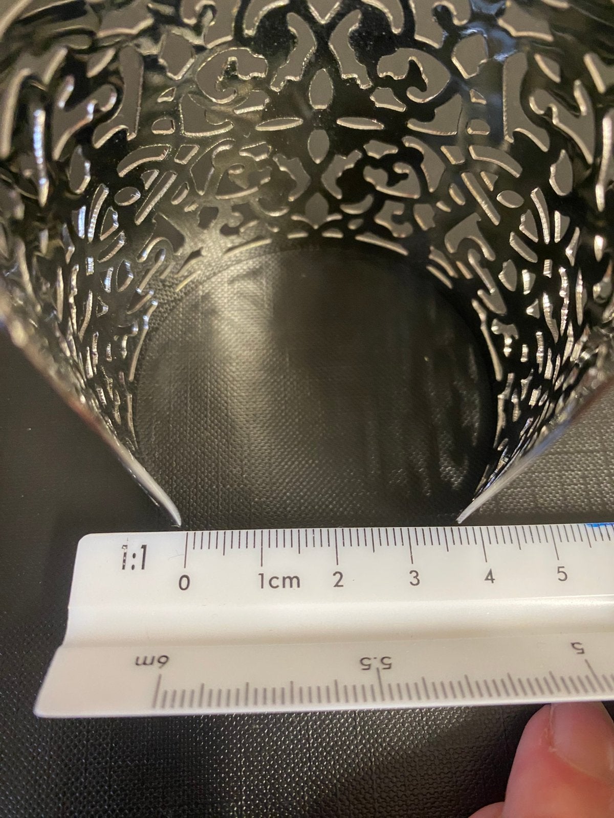 Filigraan manchette armband, Verzenden, Nieuw, Zilver, Staal
