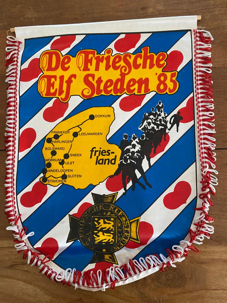 Vaantje schaatsen Elfstedentocht, Ophalen of Verzenden, Zo goed als nieuw