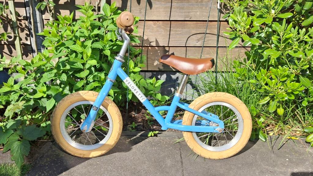 Veloretti loopfiets babyblauw, Ophalen, Gebruikt, Minder dan 16 inch, Veloretti