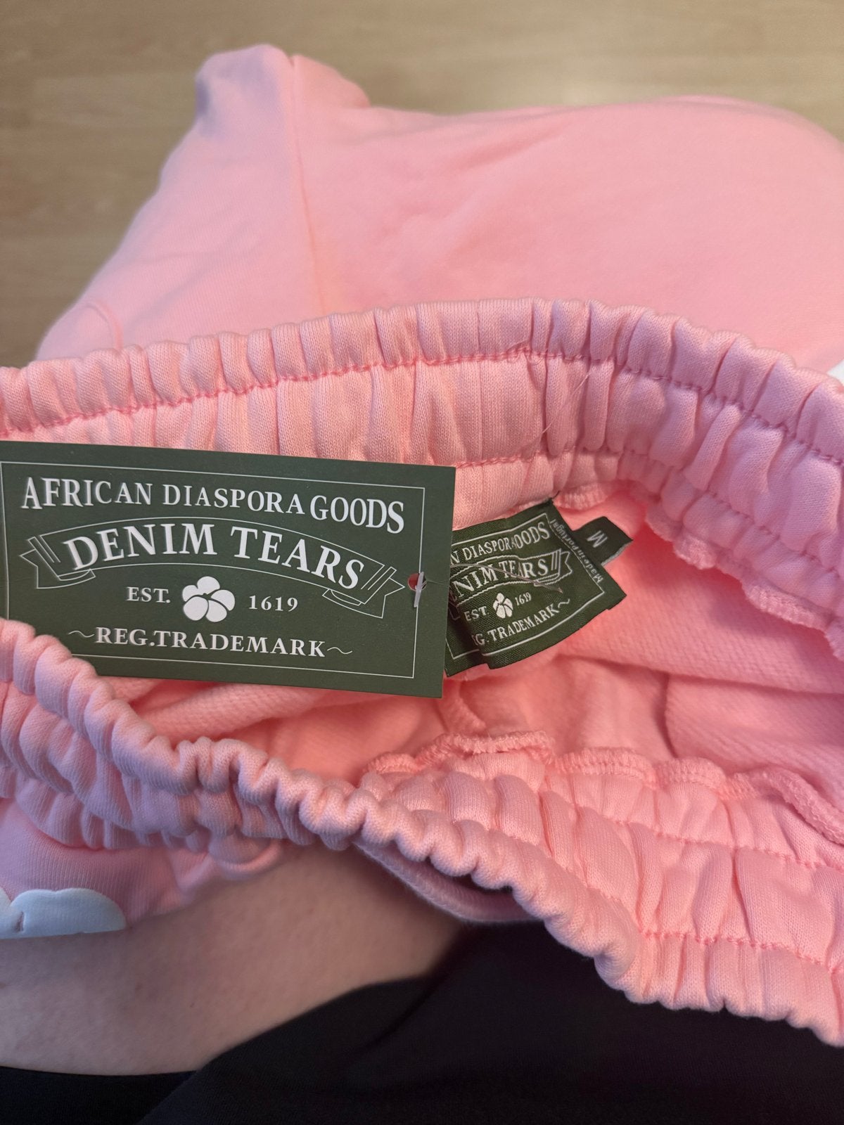 Denim Tears Baumwolle Shorts Roze Maat M, Ophalen of Verzenden, Zo goed als nieuw, Maat 48/50 (M), Roze