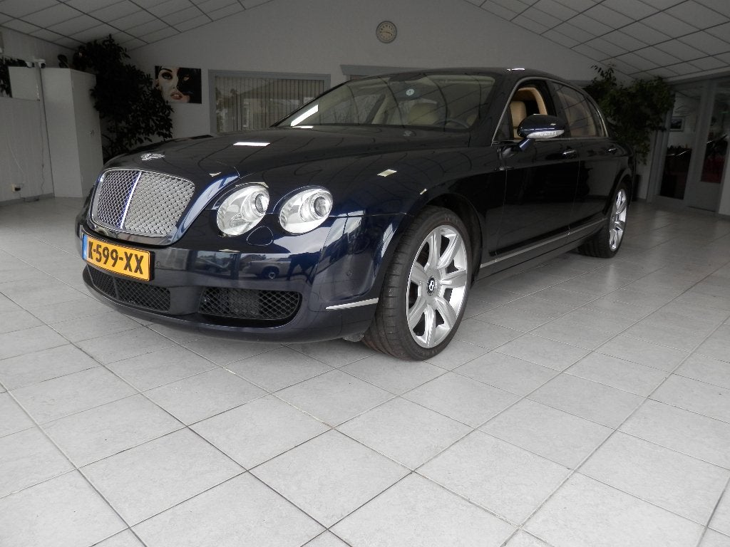 Bentley Continental Flying Spur, Auto's, Automaat, Achterwielaandrijving, Beige, 12 cilinders