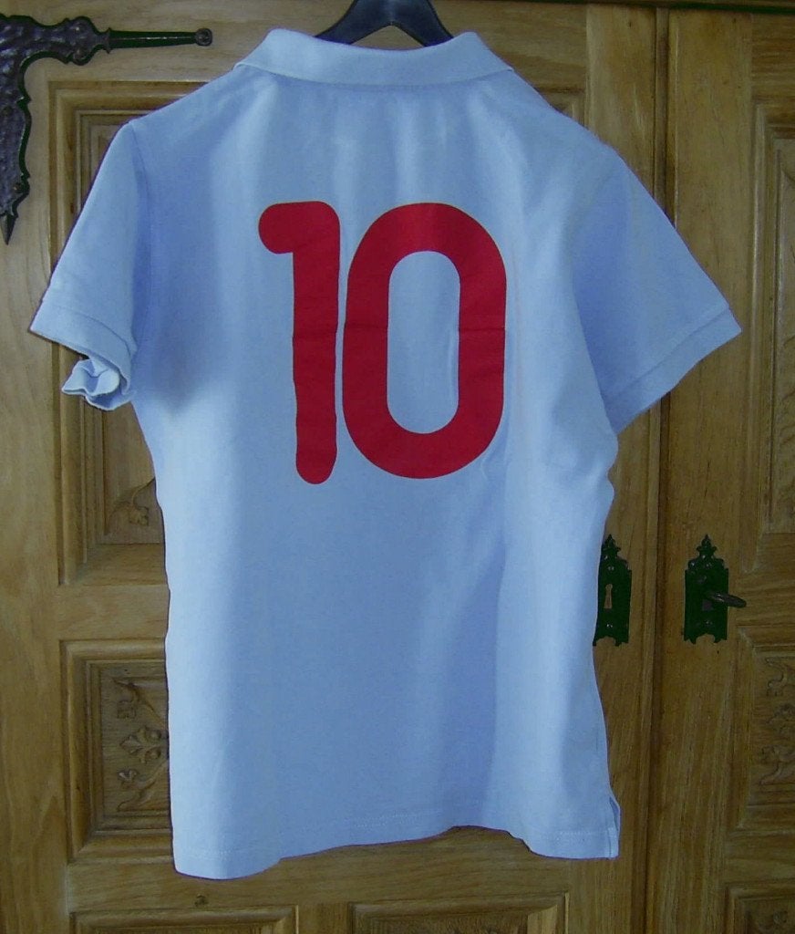 Rugnummer 10 sporttruitje maat M merk Slazenger, Ophalen of Verzenden, Zo goed als nieuw, Overige sporten, Shirt