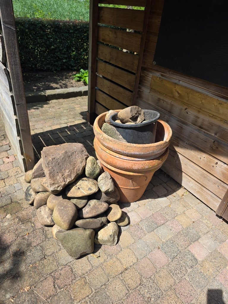 zwerfkeien / tuinstenen, Ophalen, Gebruikt, Kei, Basalt