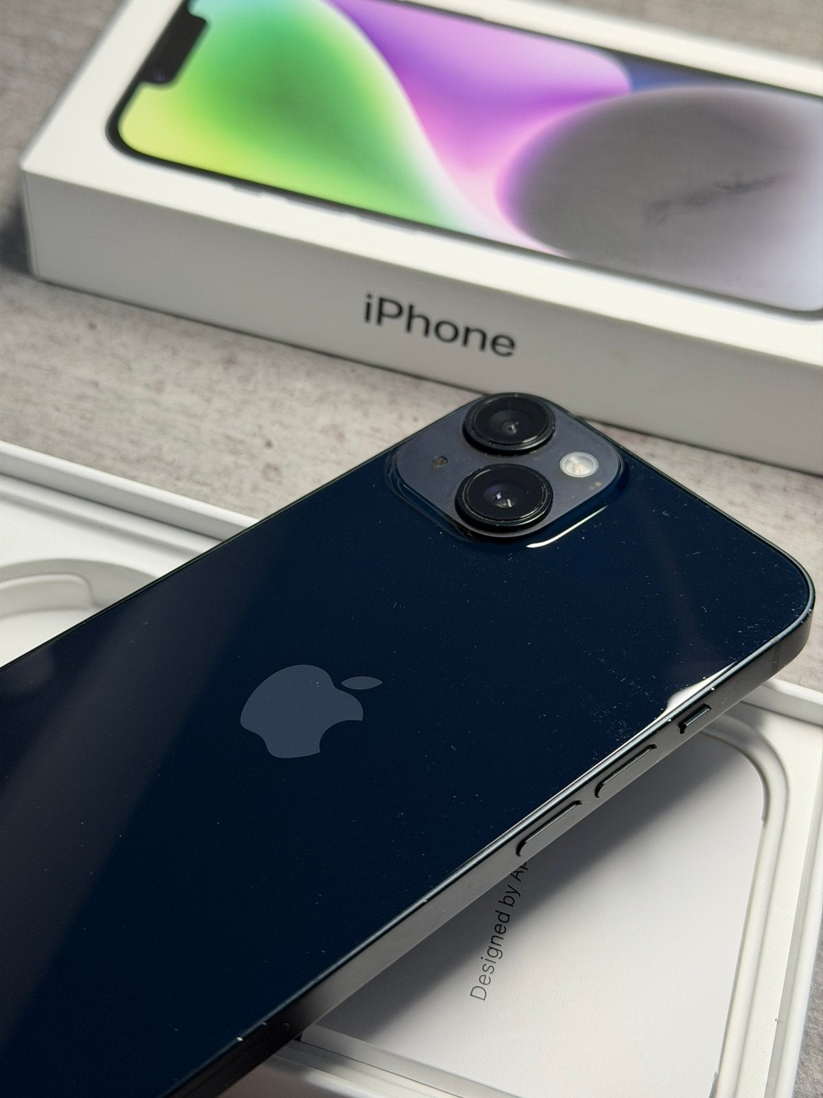  Apple iphone 14 Midnight 256GB Batterij 100%, 256 GB, Apple, Apple, Zwart
