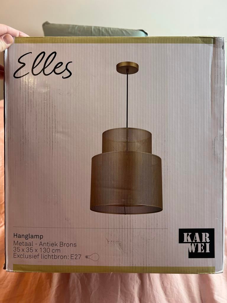 Hanglamp Elles ongebruikt en in originele doos, Ophalen of Verzenden, Nieuw, Metaal, 75 cm of meer