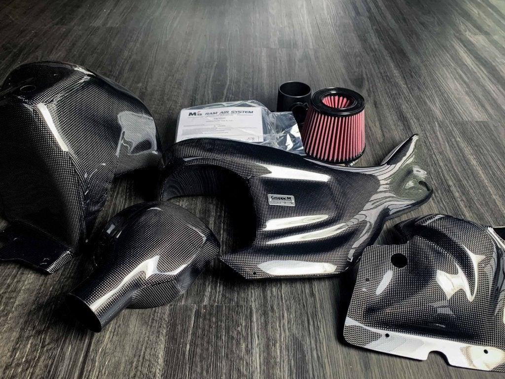 Gruppe M Carbon airbox luchtfilter intake - Civic Type-R FK8, Auto diversen, Ophalen of Verzenden