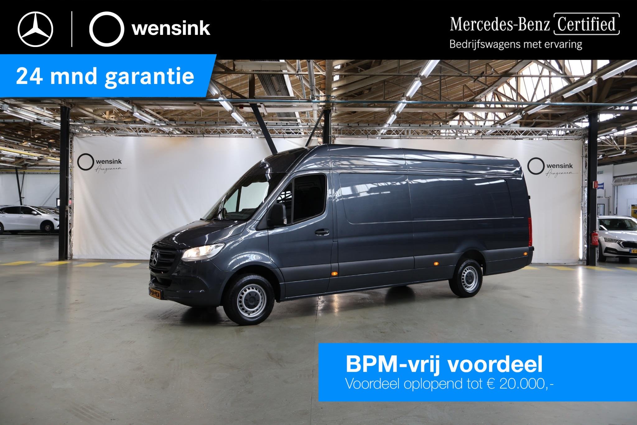 Mercedes-Benz Sprinter 317 CDI | Aut. | L4 H2 | Pro | Parkee, Auto's, Automaat, Gebruikt, 4 cilinders, 2000 kg