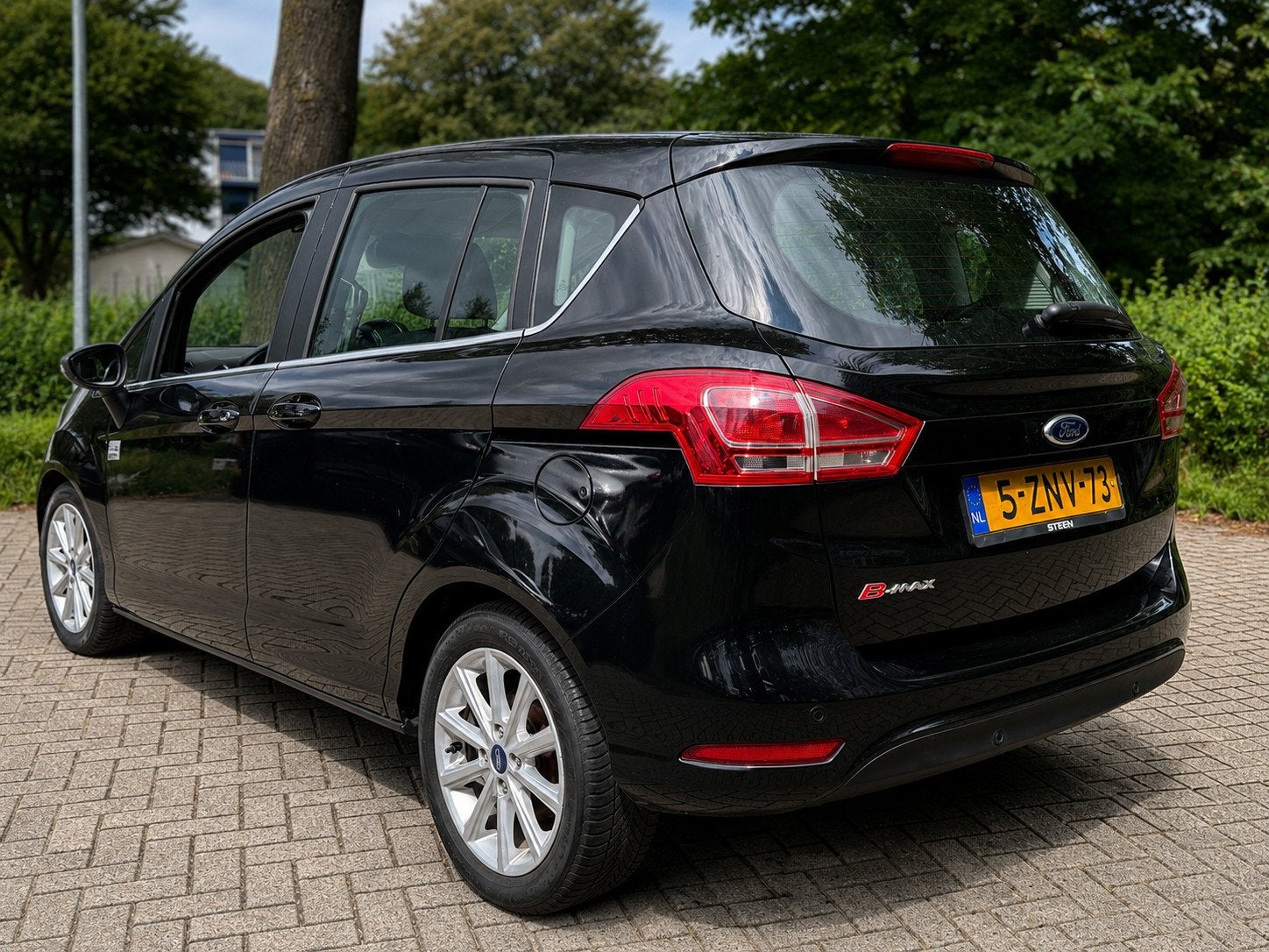 Ford B-Max 1.6 TI-VCT Titanium Automaat 73.392 km’s NAP!, Auto's, Parkeersensor, Gebruikt, 4 cilinders, B-Max
