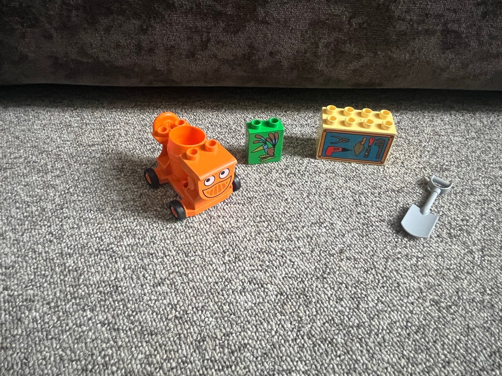 Lego Duplo Bob de Bouwer set met graafmachine en accessoires, Ophalen of Verzenden, Gebruikt, Overige merken